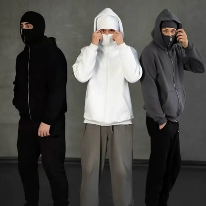 HOODIE NINJA CON BALACLAVA