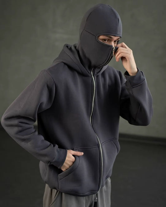 HOODIE NINJA CON BALACLAVA